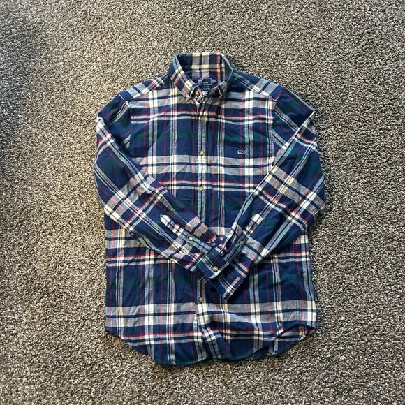 Vineyard Vines Classic Fit Tucker Shirt - Flannel - Picture 1 of 2